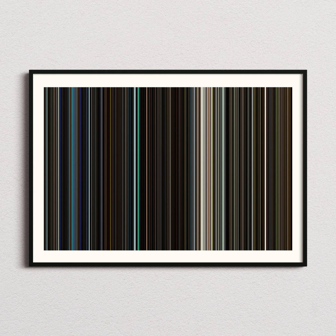 The Da Vinci Code Movie Barcode Poster - Barcode Only