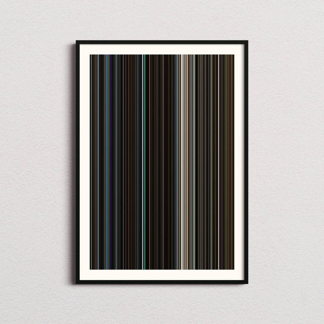 The Da Vinci Code Movie Barcode Poster - Barcode Only