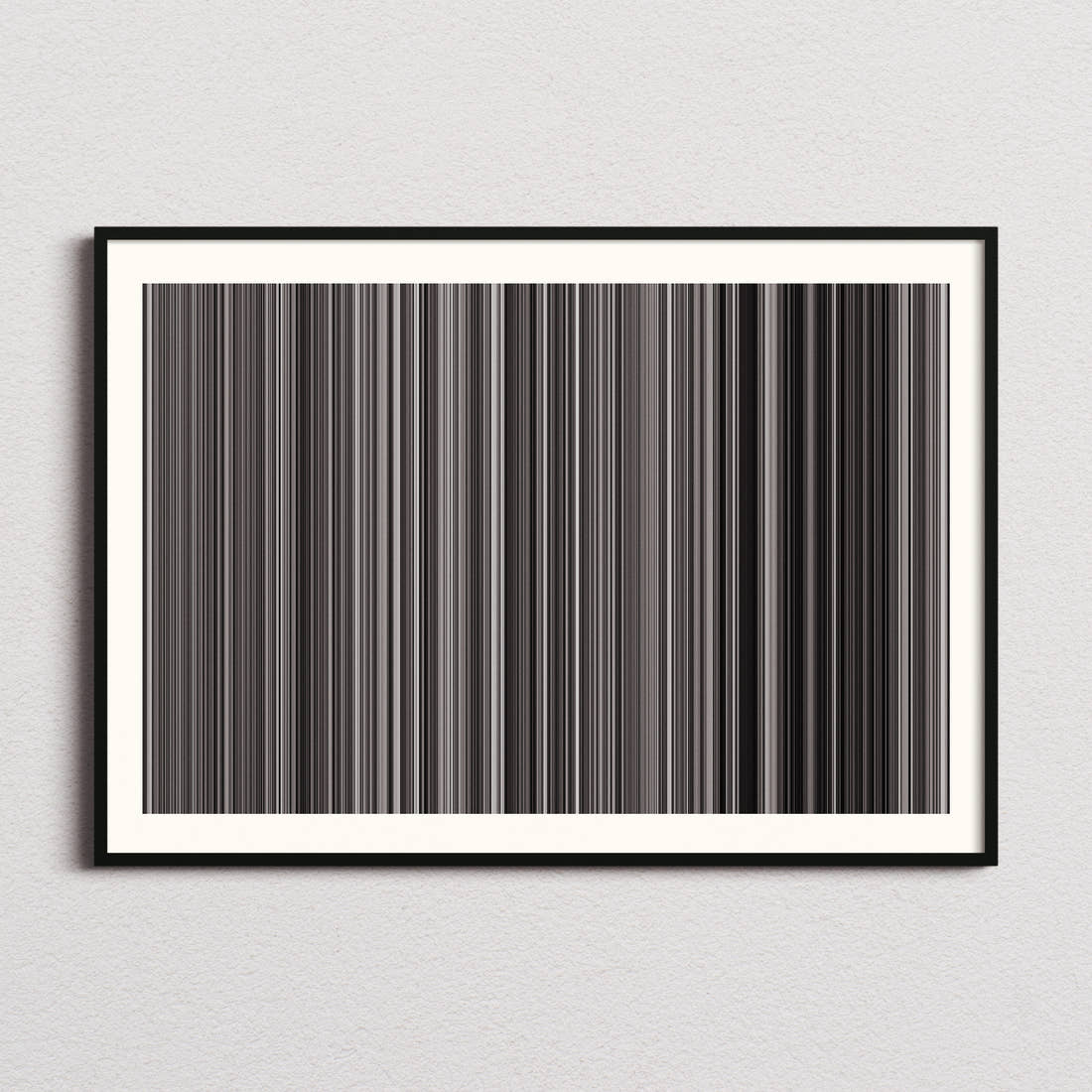 The Dam Busters Movie Barcode Poster - Barcode Only