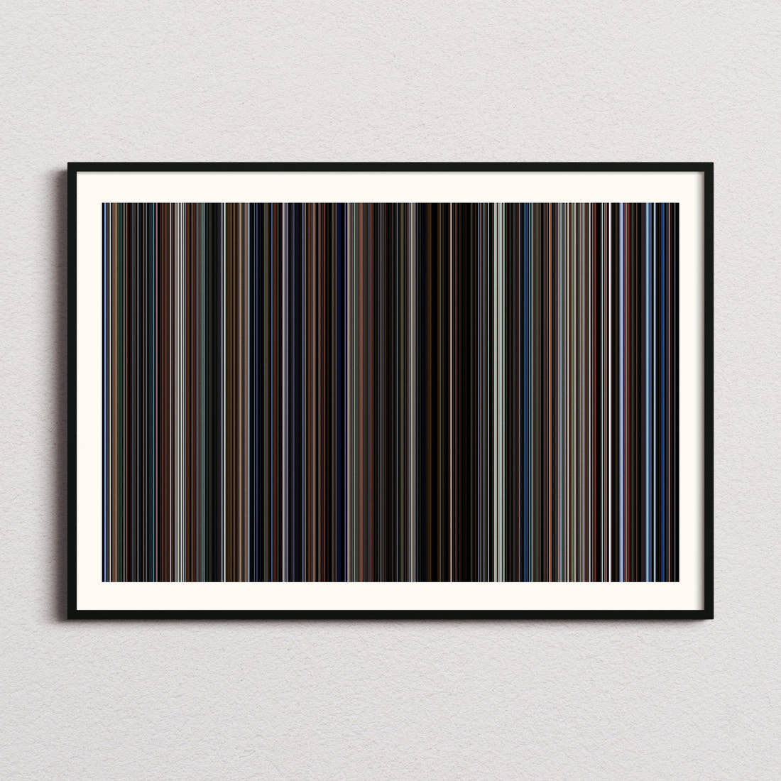 The Dark Knight Movie Barcode Poster - Barcode Only