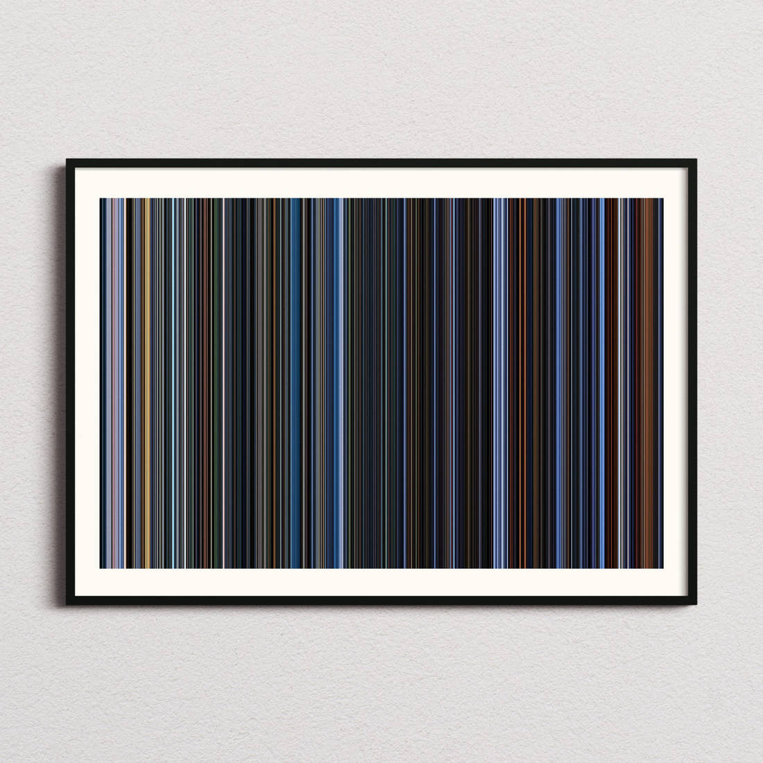 The Day After Tomorrow Movie Barcode Poster - Barcode Only