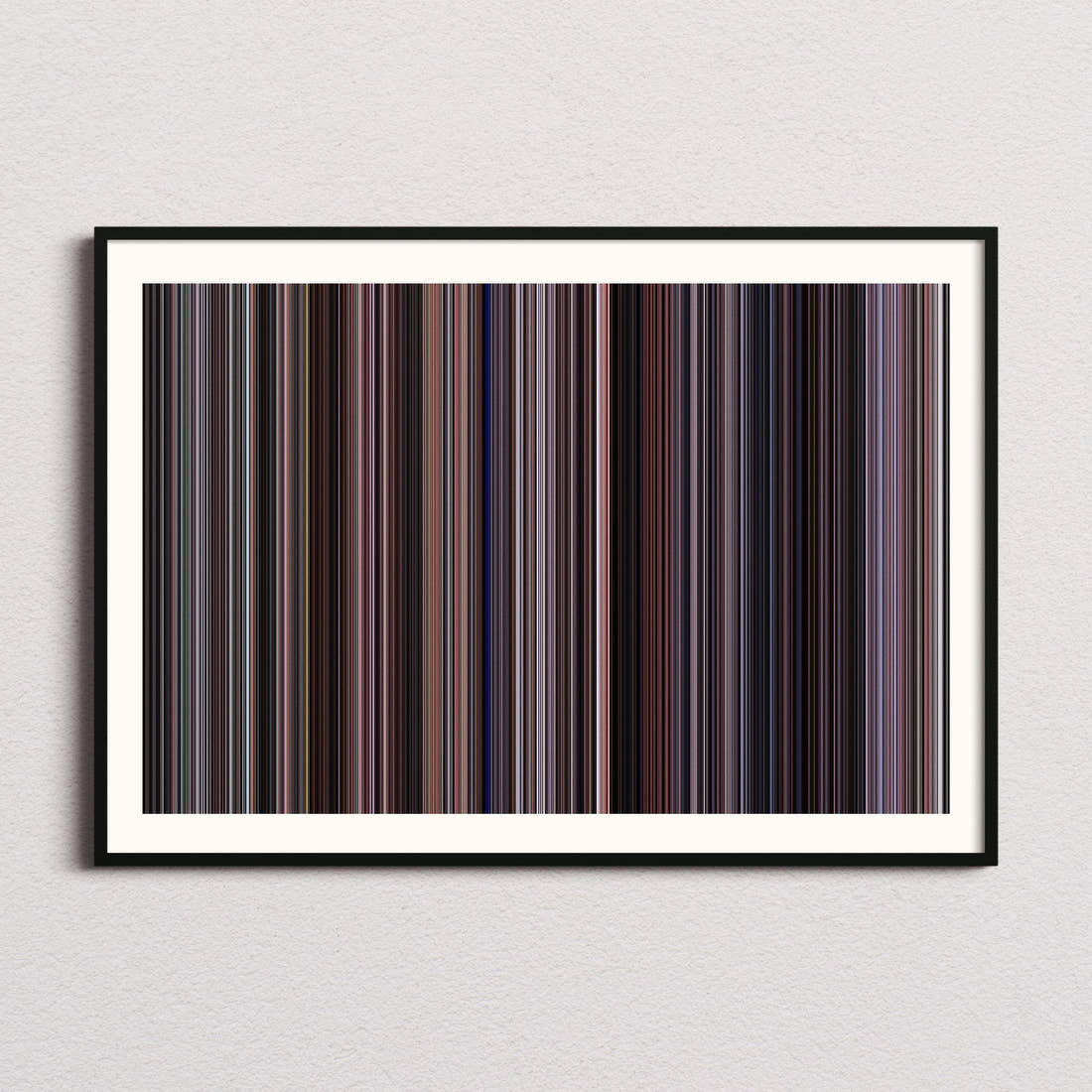 The Departed Movie Barcode Poster - Barcode Only