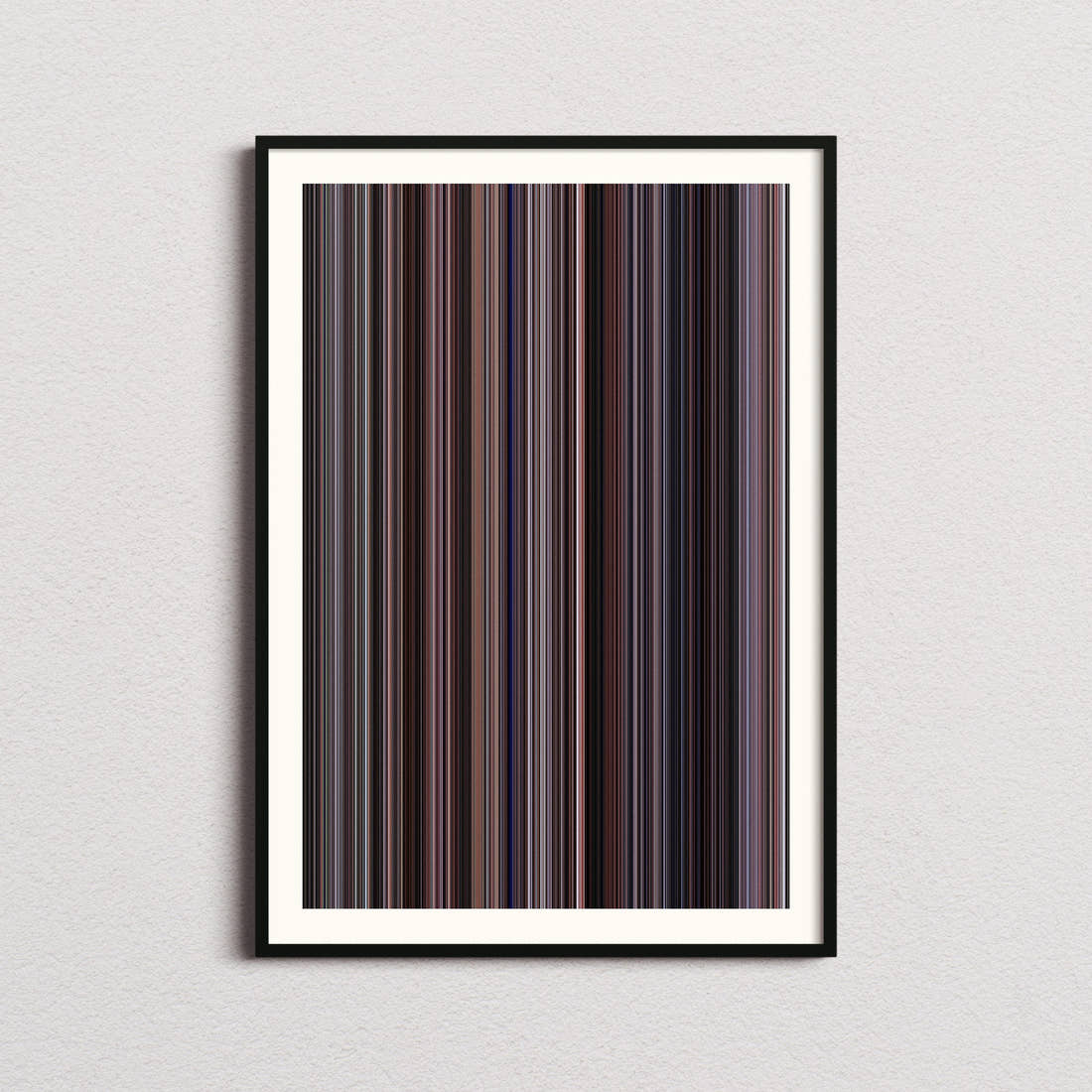 The Departed Movie Barcode Poster - Barcode Only