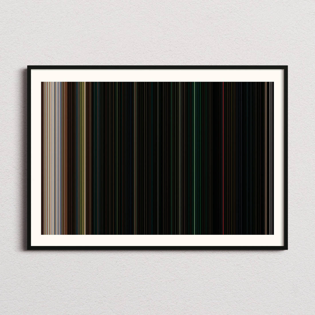 The Devil's Mouth Movie Barcode Poster - Barcode Only