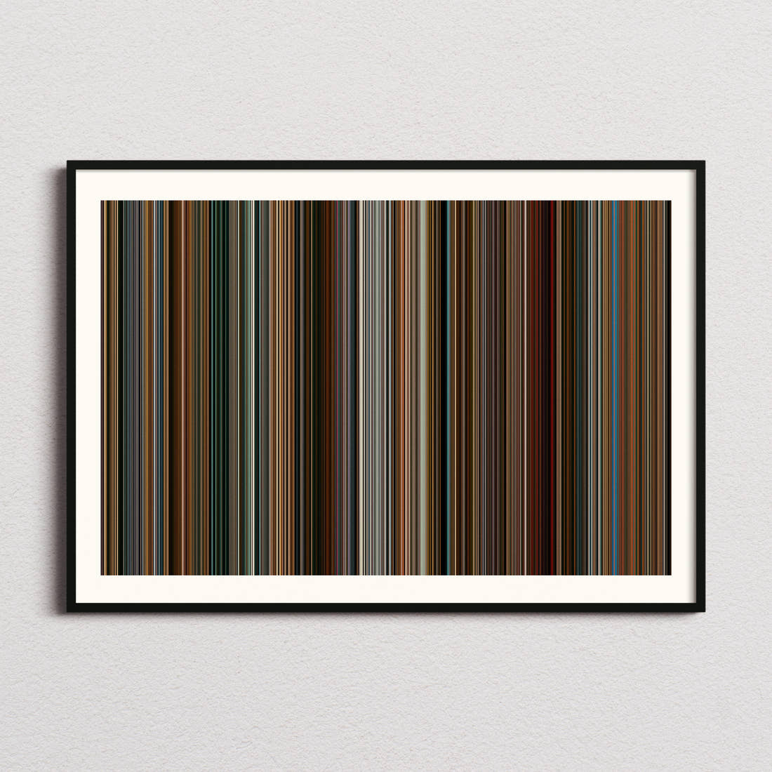 The Dictator Movie Barcode Poster - Barcode Only