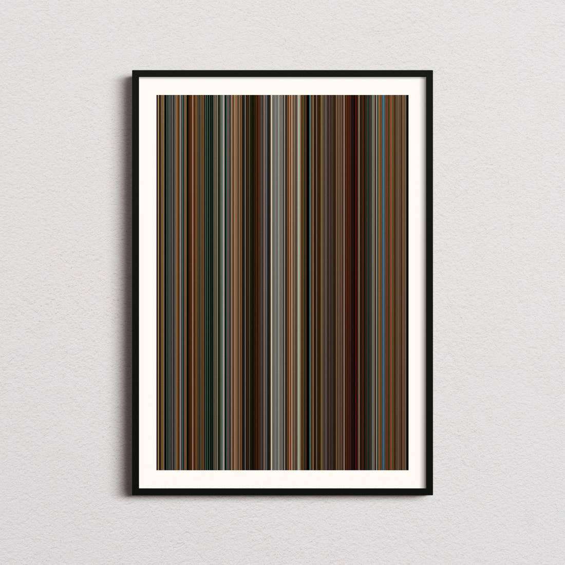 The Dictator Movie Barcode Poster - Barcode Only
