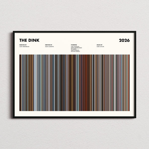 The Dink Movie Barcode Poster