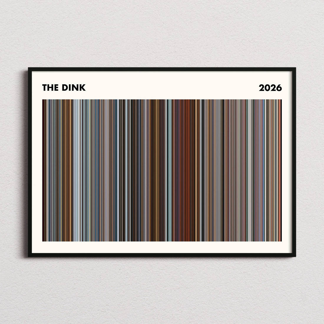 The Dink Movie Barcode Poster - Simplified