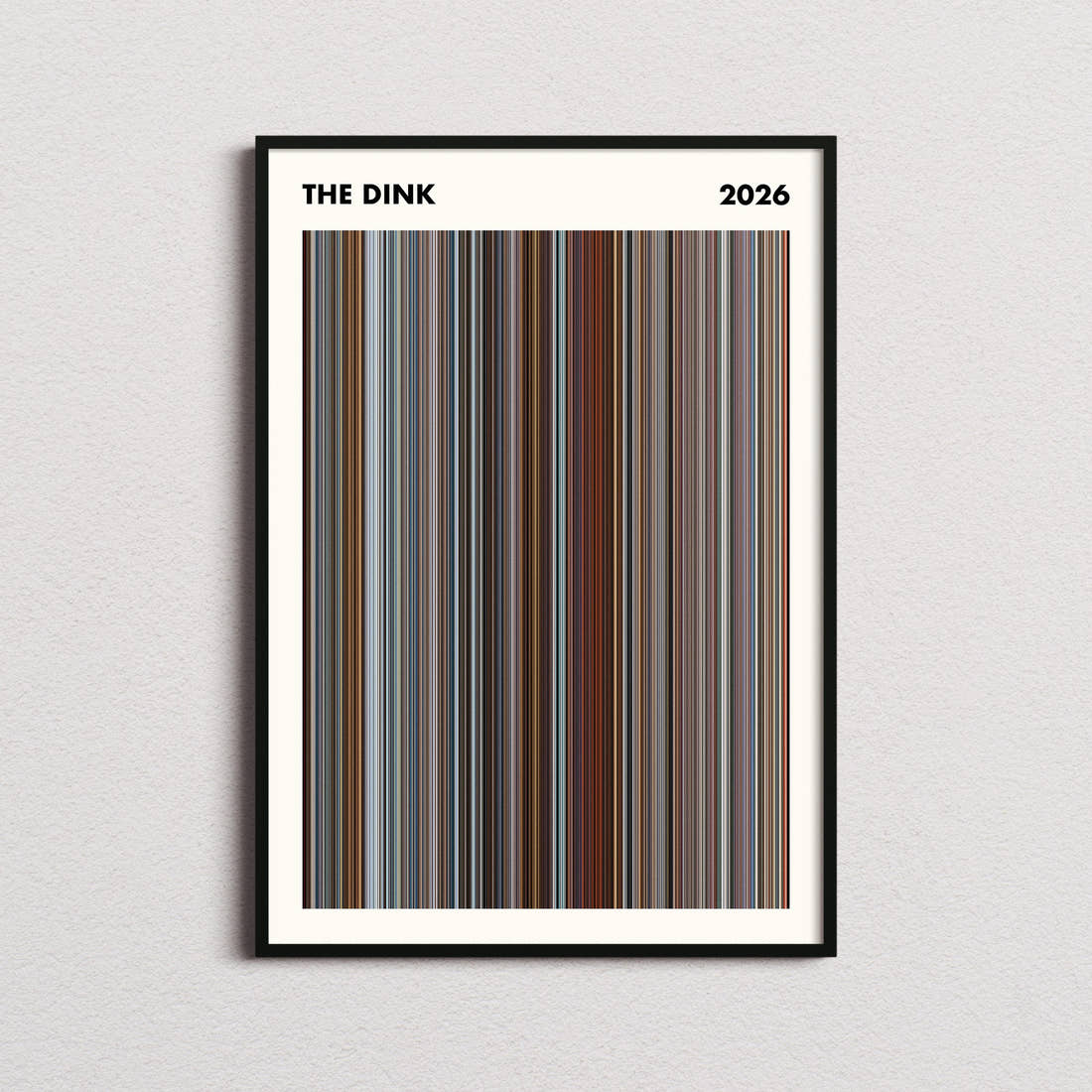 The Dink Movie Barcode Poster - Simplified