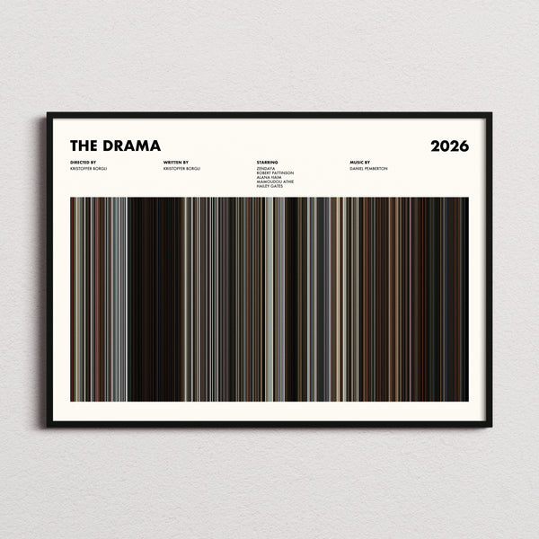 The Drama Movie Barcode Poster