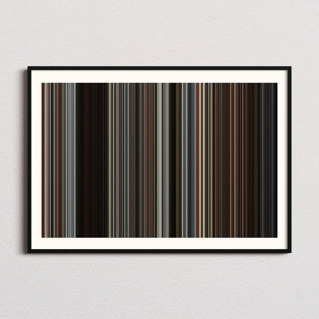 The Drama Movie Barcode Poster - Barcode Only