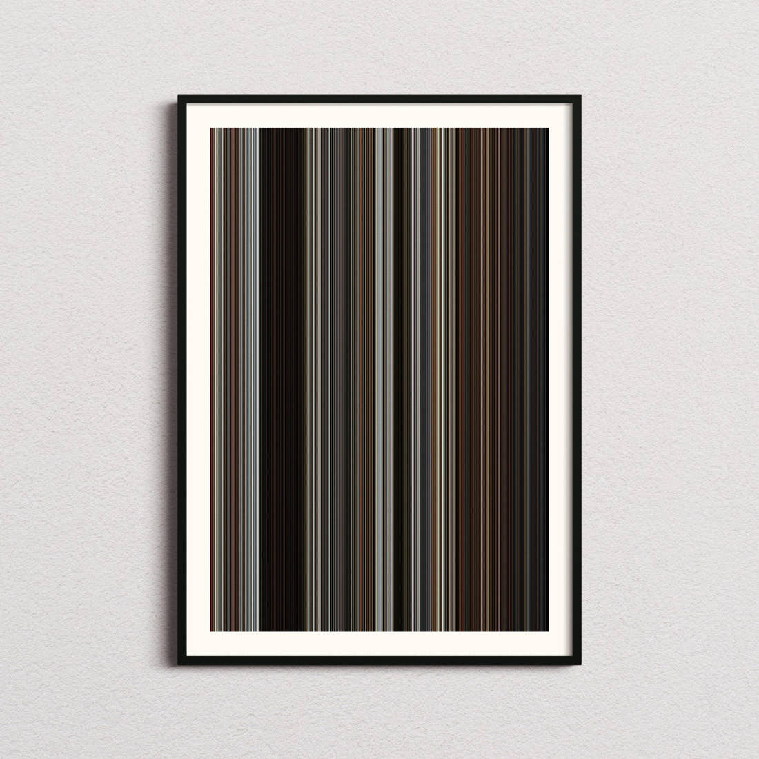 The Drama Movie Barcode Poster - Barcode Only