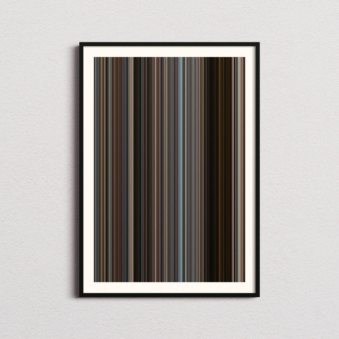 The Edge of Seventeen Movie Barcode Poster - Barcode Only