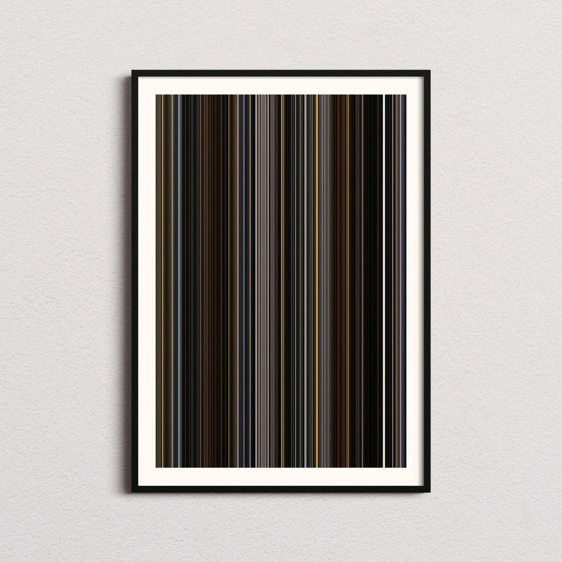 The Equalizer Movie Barcode Poster - Barcode Only