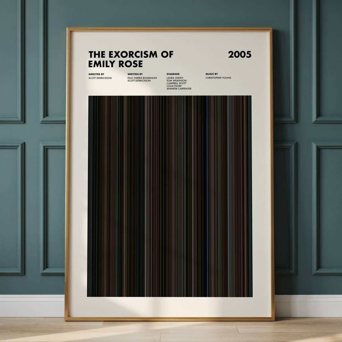 The Exorcism of Emily Rose Movie Barcode Poster
