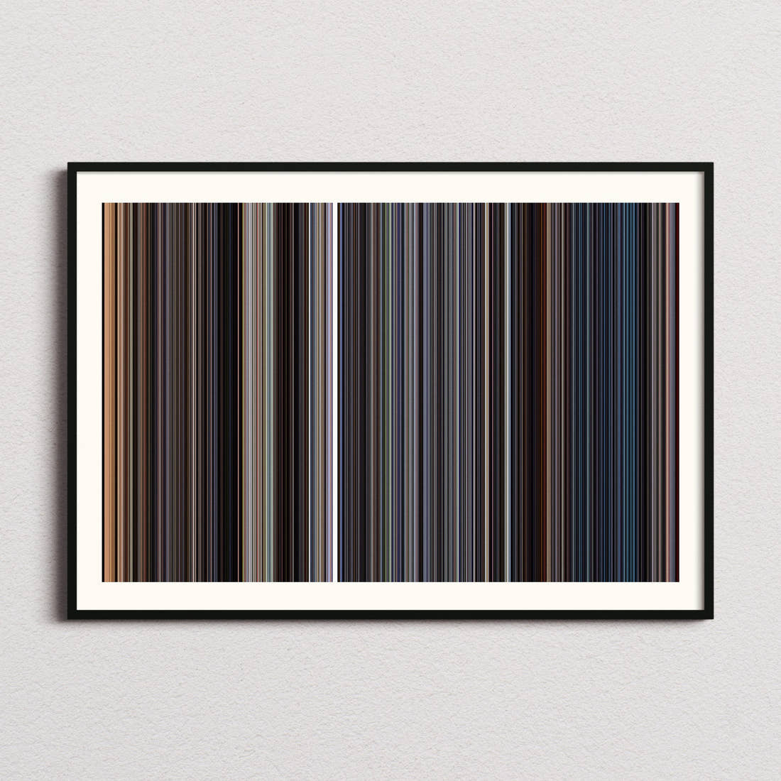 The Exorcist Movie Barcode Poster - Barcode Only