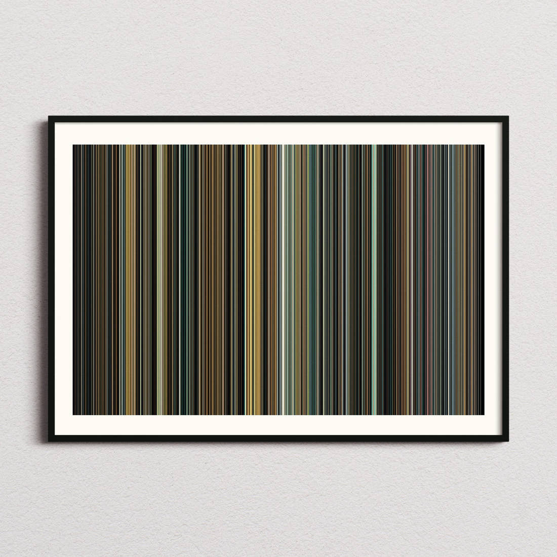 The Fabelmans Movie Barcode Poster - Barcode Only