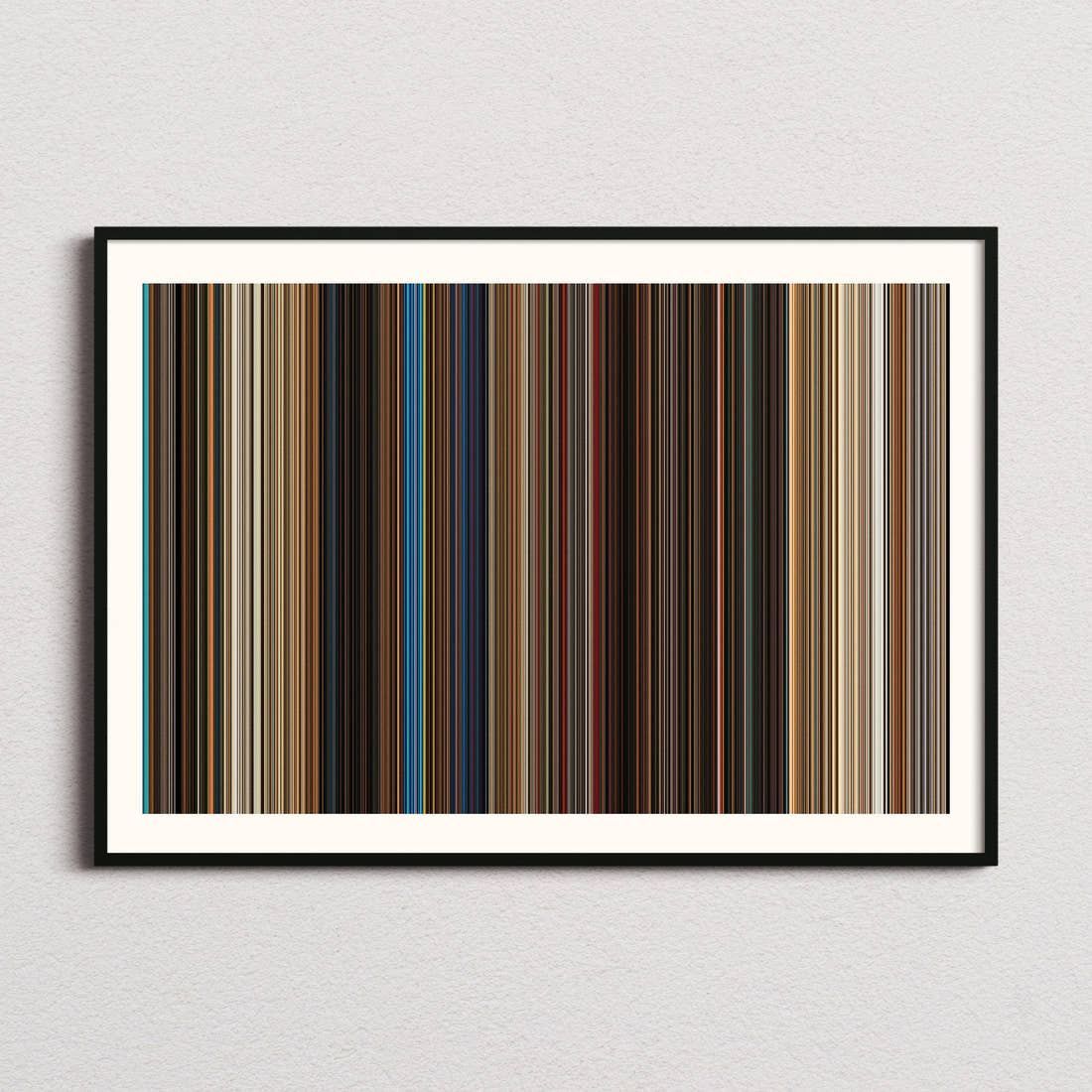 The Fall Guy Movie Barcode Poster - Barcode Only