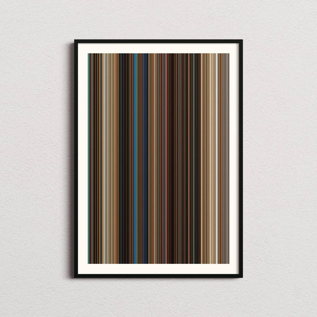The Fall Guy Movie Barcode Poster - Barcode Only