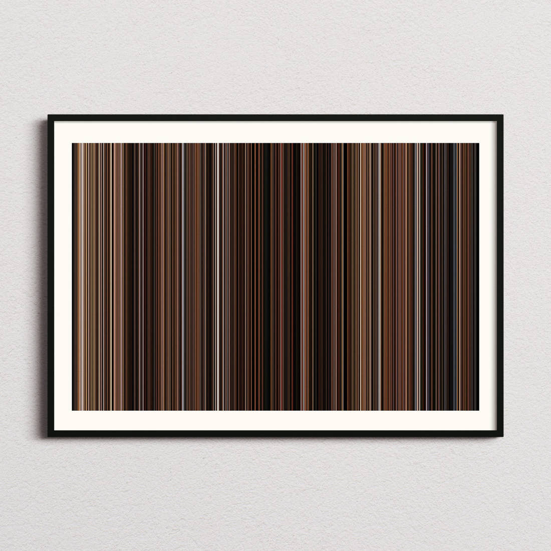 The Family Stone Movie Barcode Poster - Barcode Only