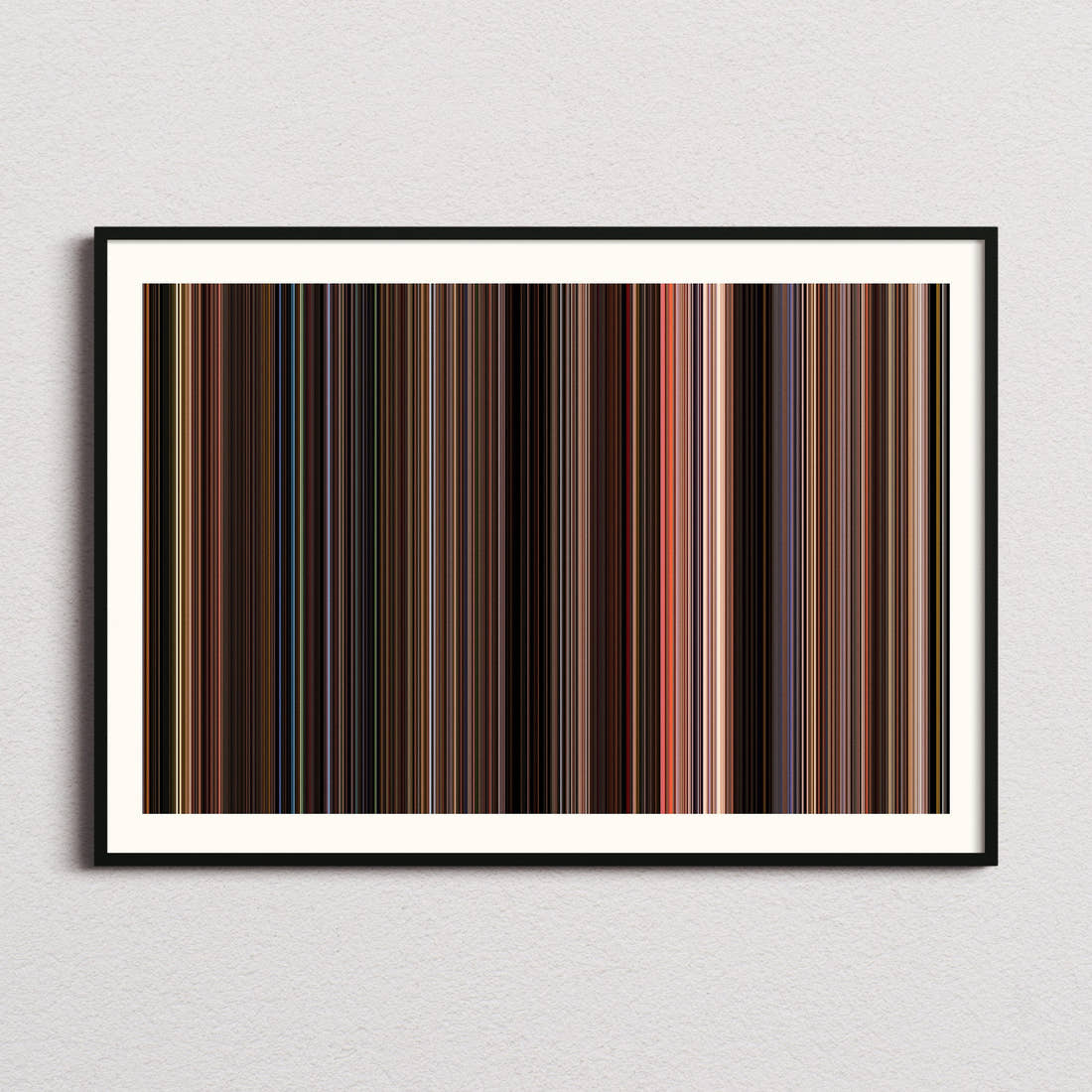 The Fast And The Furious Movie Barcode Poster - Barcode Only