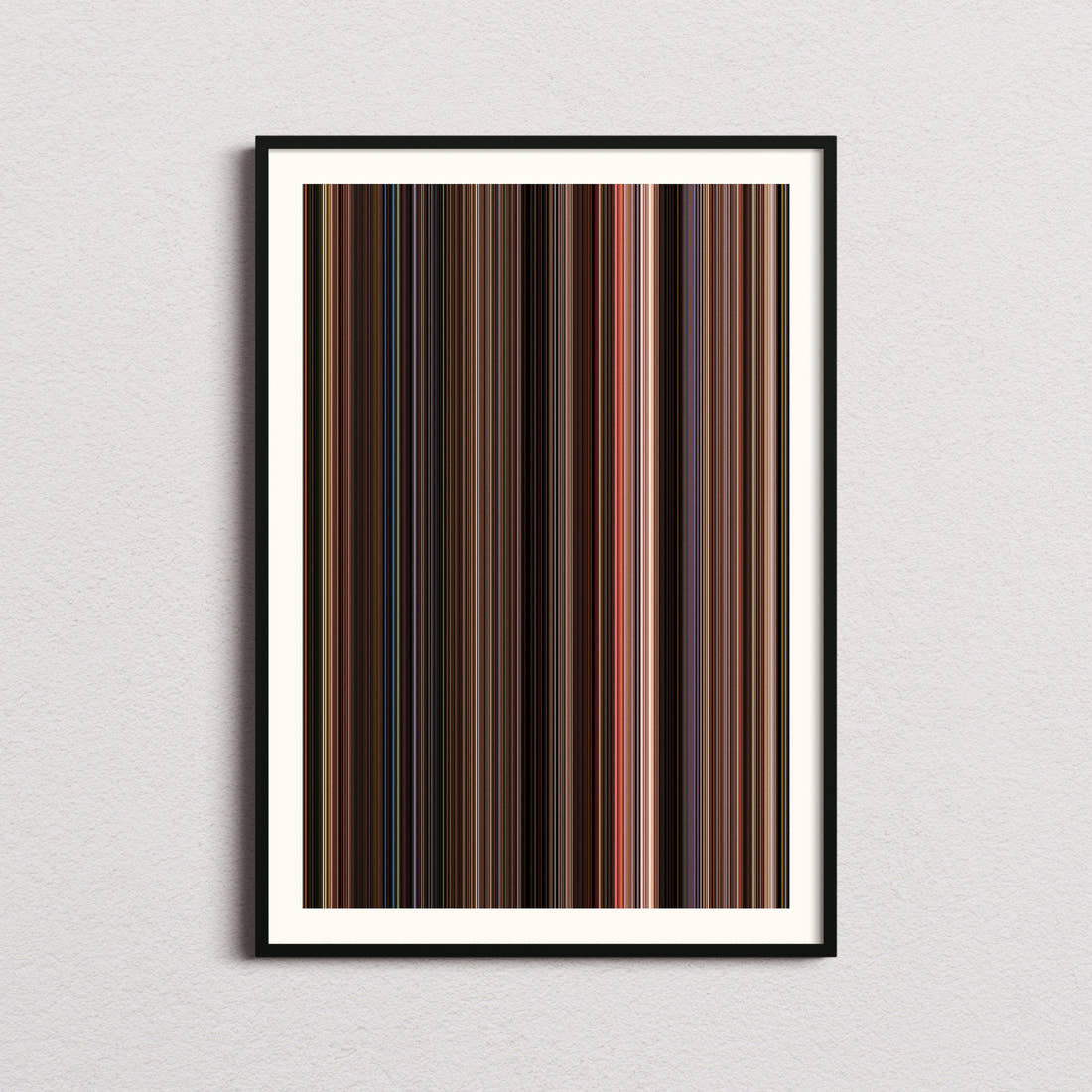 The Fast and the Furious Movie Barcode Poster - Barcode Only