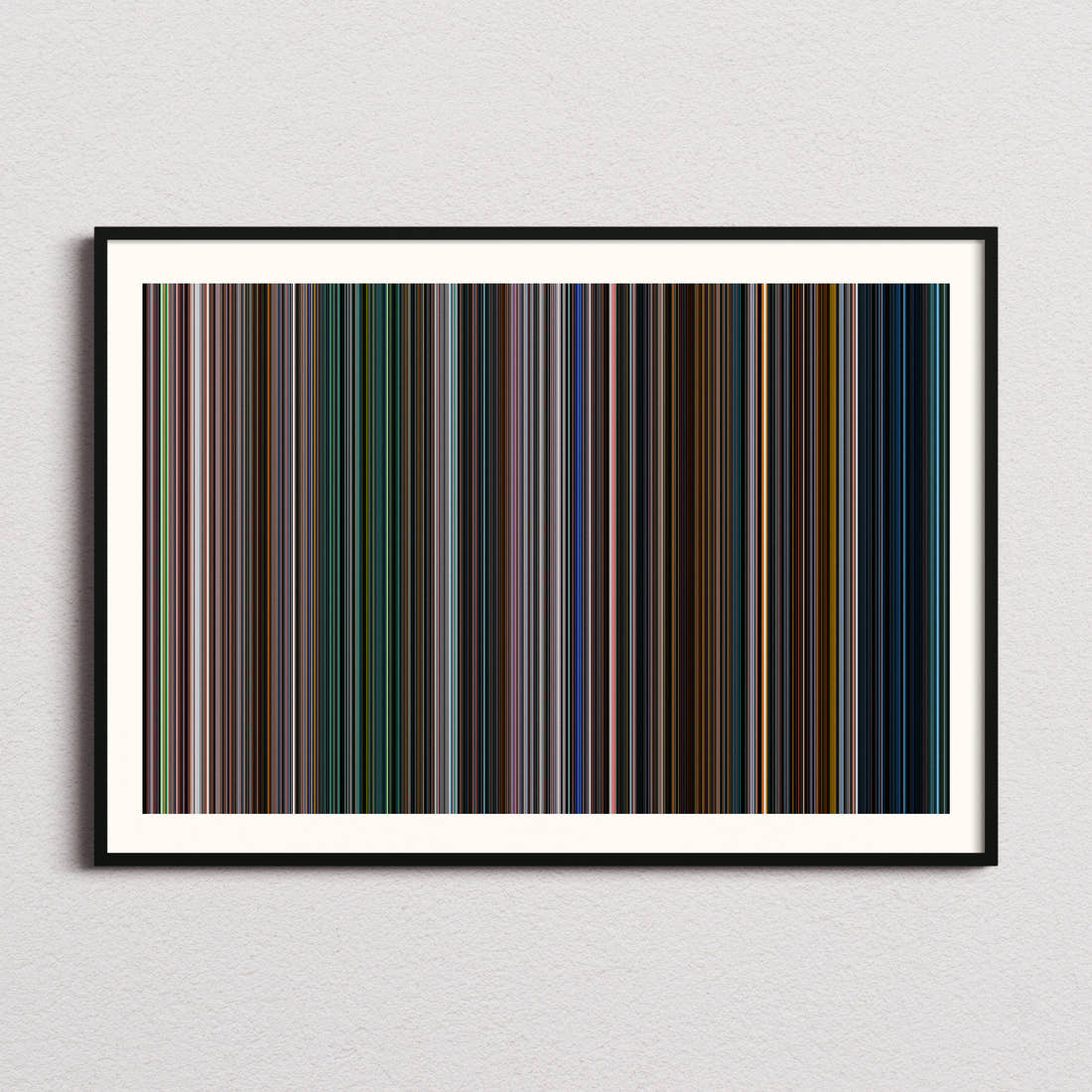 The Fast and the Furious: Tokyo Drift Movie Barcode Poster - Barcode Only