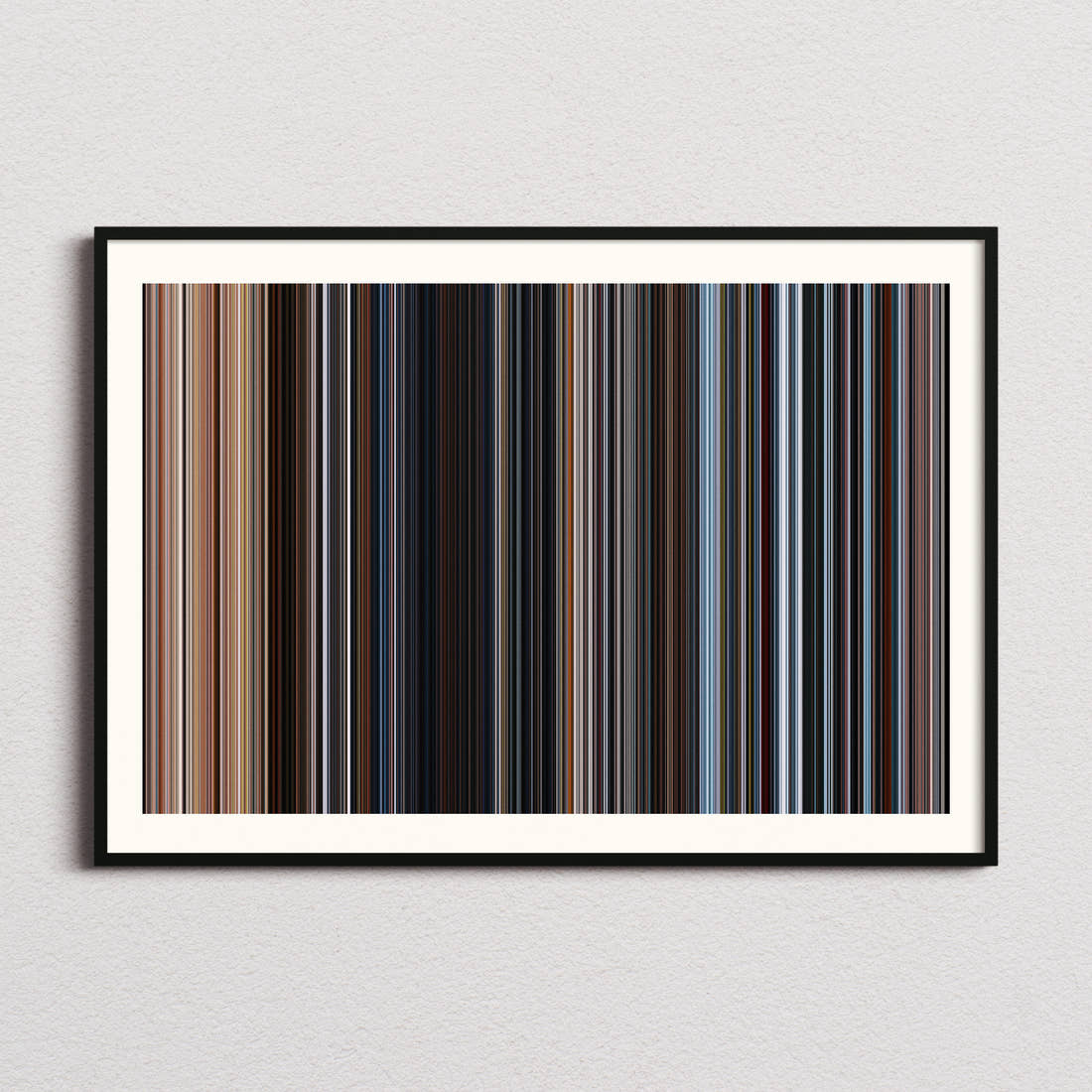 The Fate of the Furious Movie Barcode Poster - Barcode Only