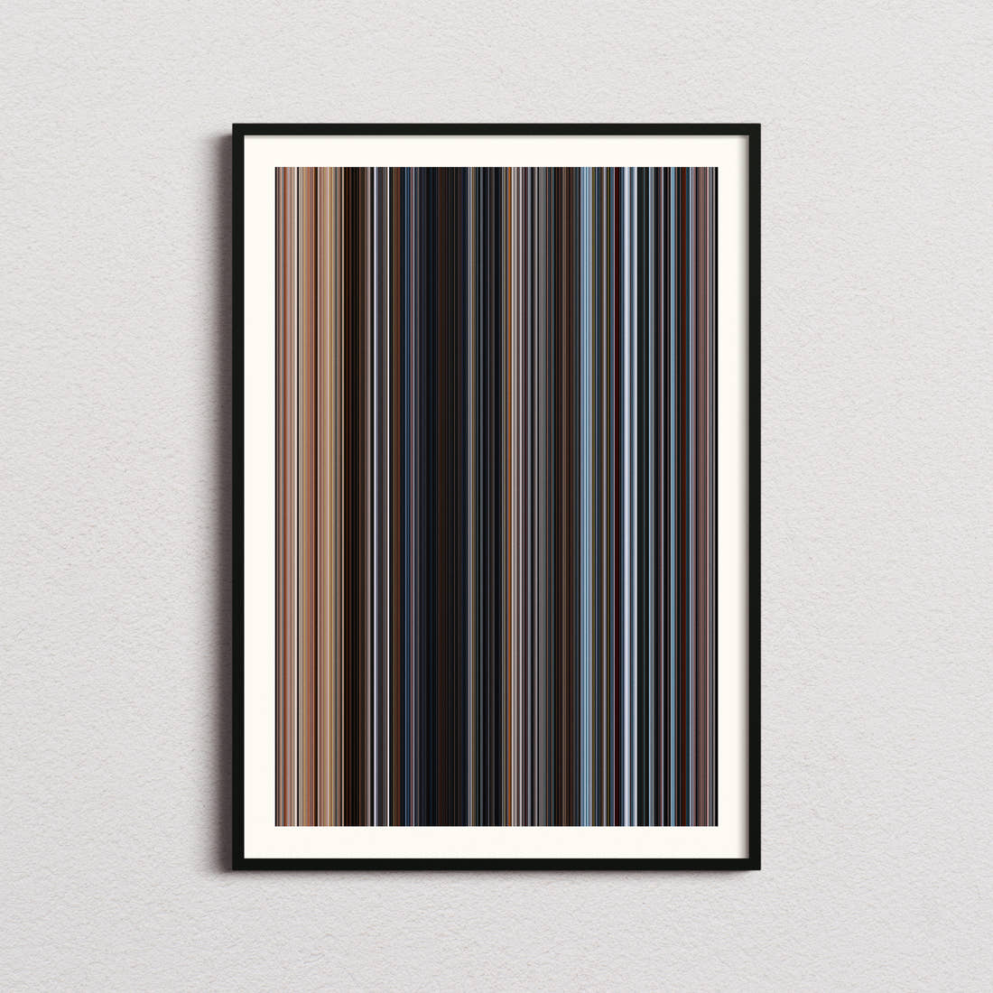 The Fate of the Furious Movie Barcode Poster - Barcode Only
