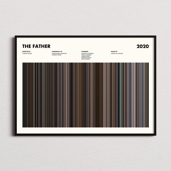 The Father Movie Barcode Poster