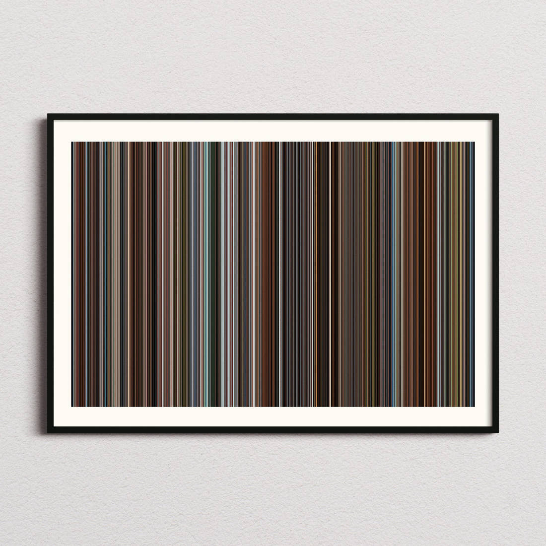 The Fault in Our Stars Movie Barcode Poster - Barcode Only