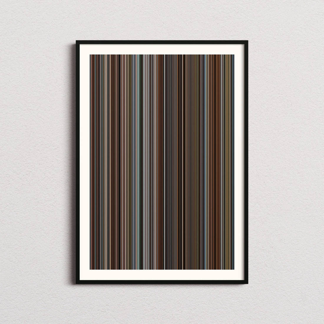 The Fault in Our Stars Movie Barcode Poster - Barcode Only