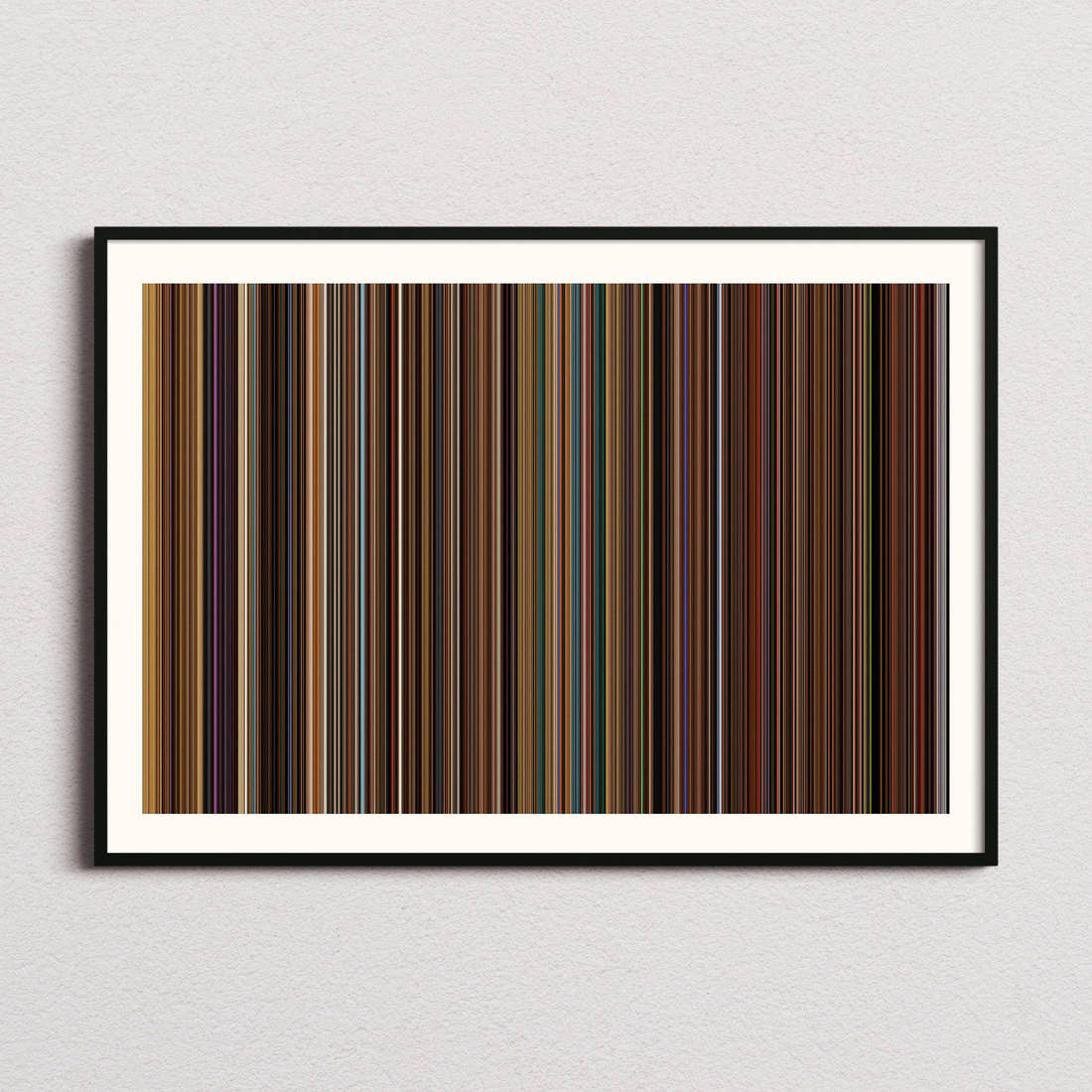 The Fifth Element Movie Barcode Poster - Barcode Only