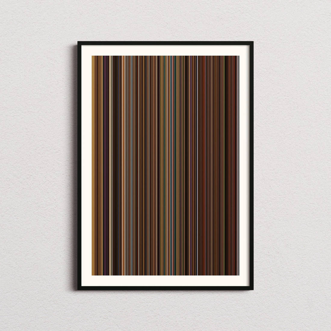 The Fifth Element Movie Barcode Poster - Barcode Only