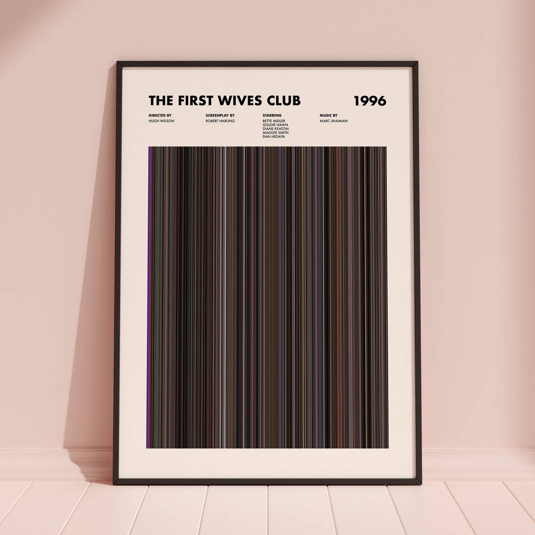 The First Wives Club Movie Barcode Poster