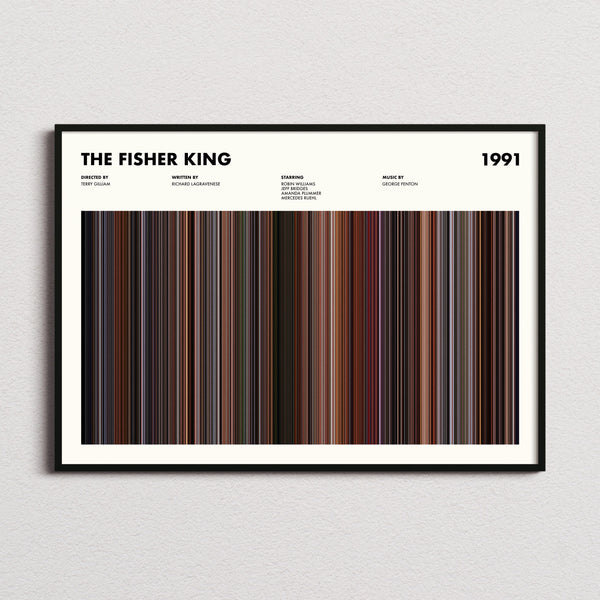 The Fisher King Movie Barcode Poster
