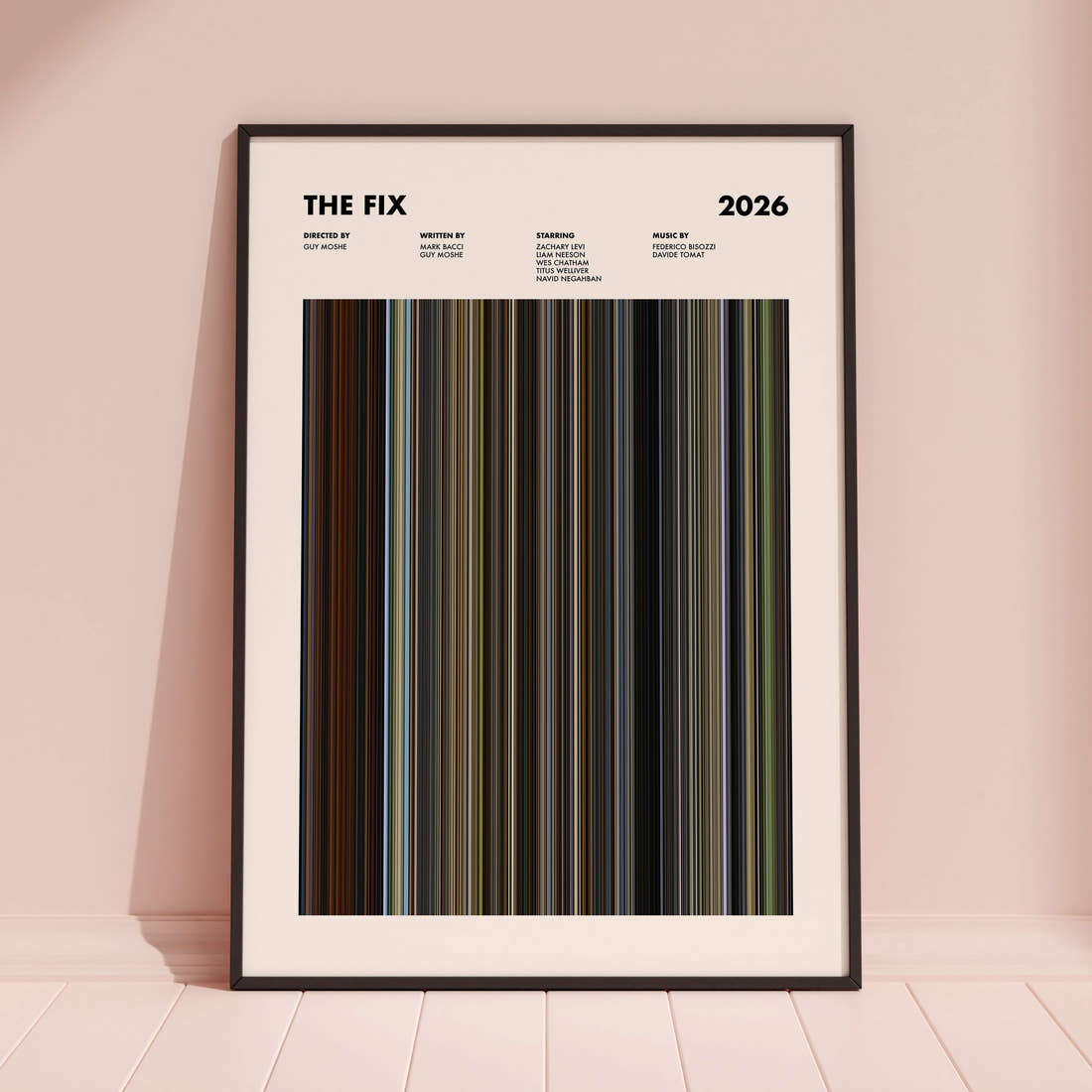 The Fix Movie Barcode Poster