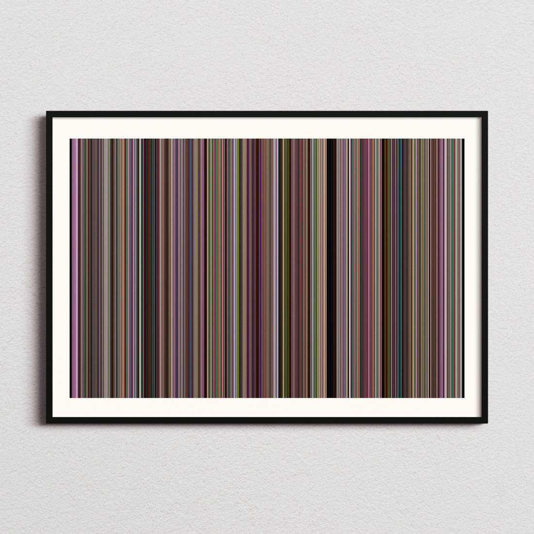 The Florida Project Movie Barcode Poster - Barcode Only