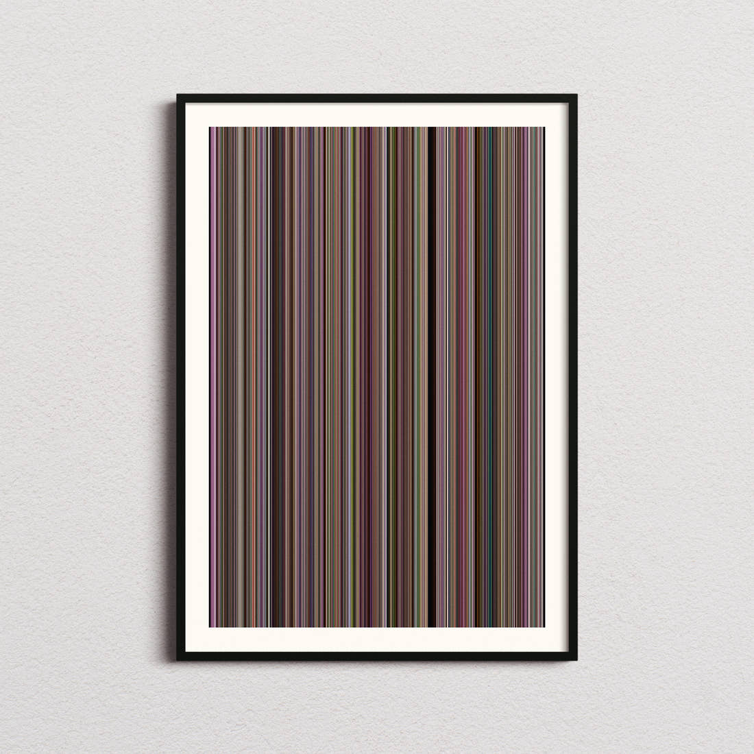 The Florida Project Movie Barcode Poster - Barcode Only