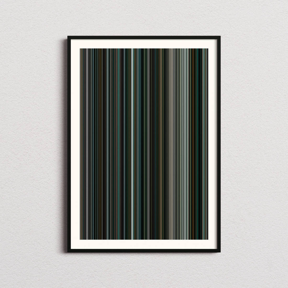 The Florist Movie Barcode Poster - Barcode Only