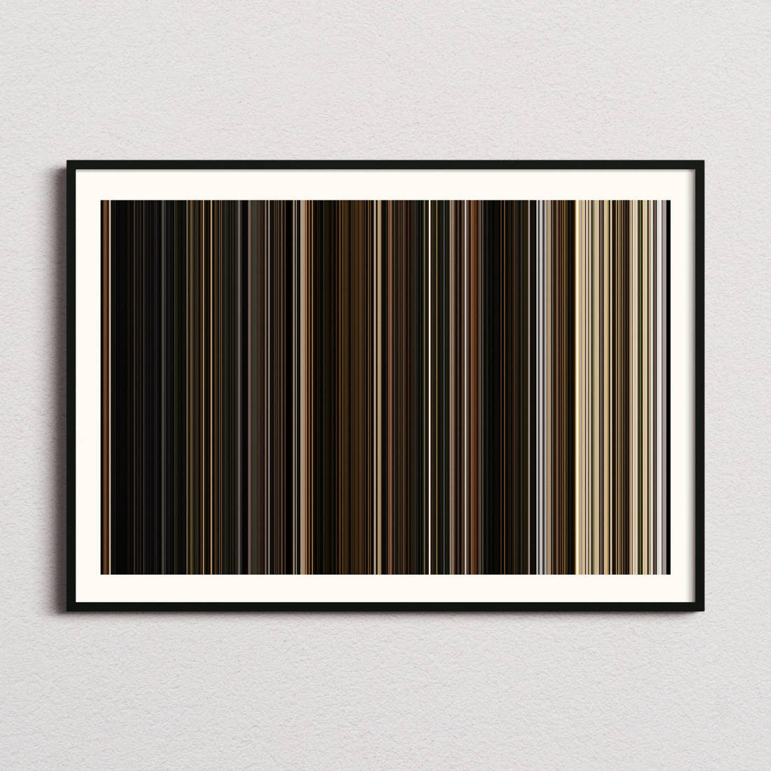 The Fountain Movie Barcode Poster - Barcode Only