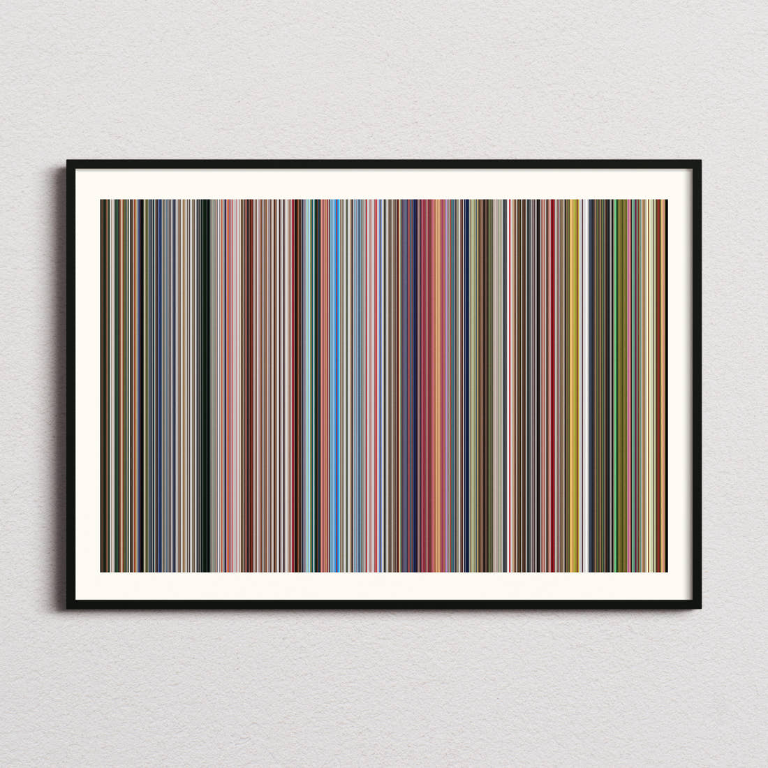 The Fox and the Hound Movie Barcode Poster - Barcode Only