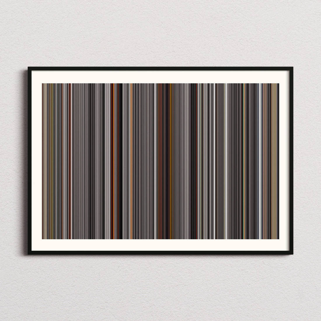 The French Dispatch Movie Barcode Poster - Barcode Only