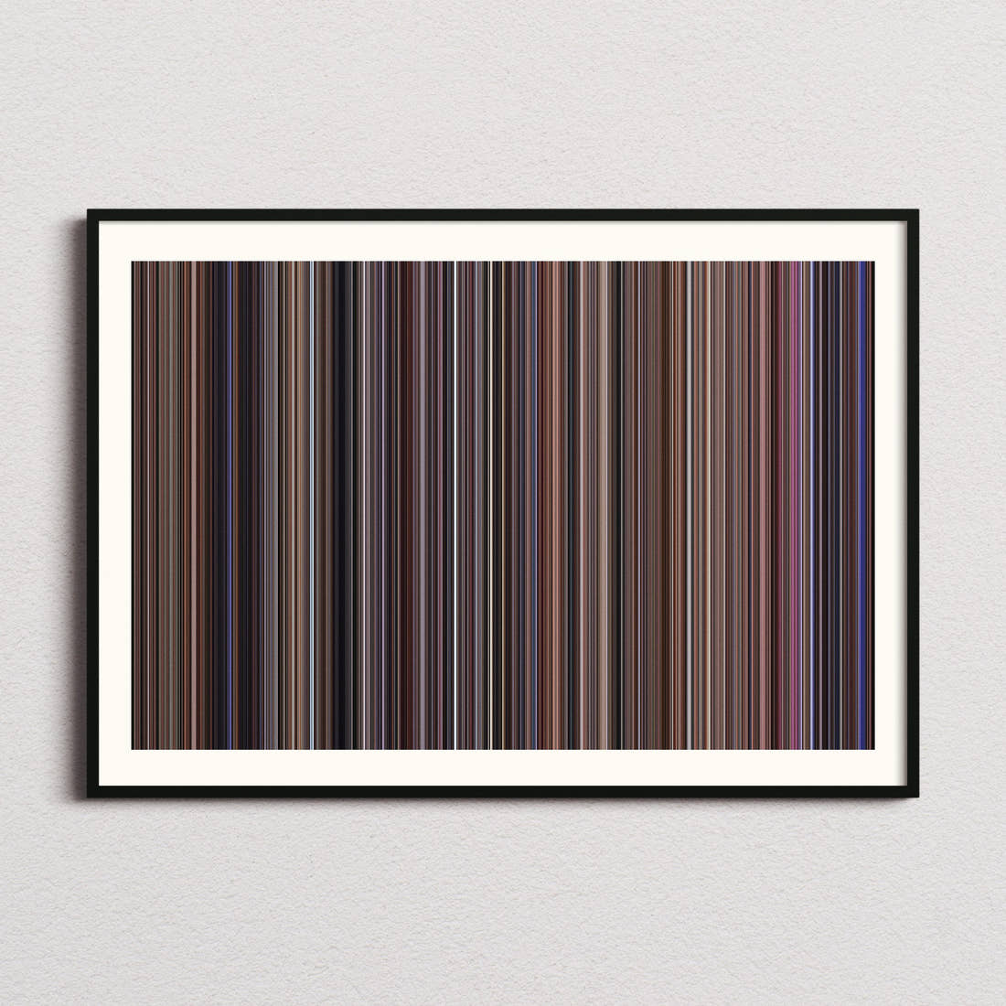 The Fugitive Movie Barcode Poster - Barcode Only