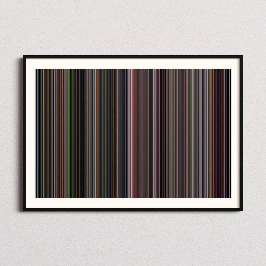 The Full Monty Movie Barcode Poster - Barcode Only