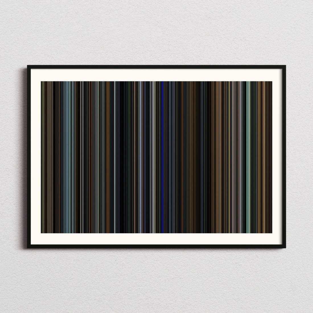 The Game Movie Barcode Poster - Barcode Only