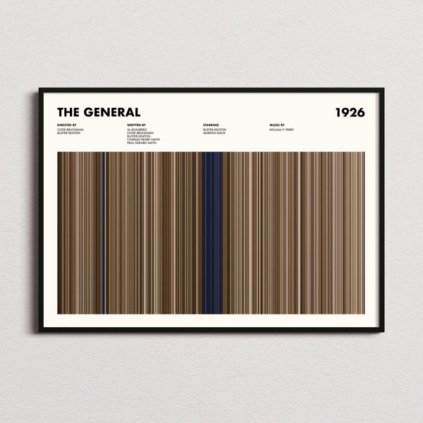 The General Movie Barcode Poster