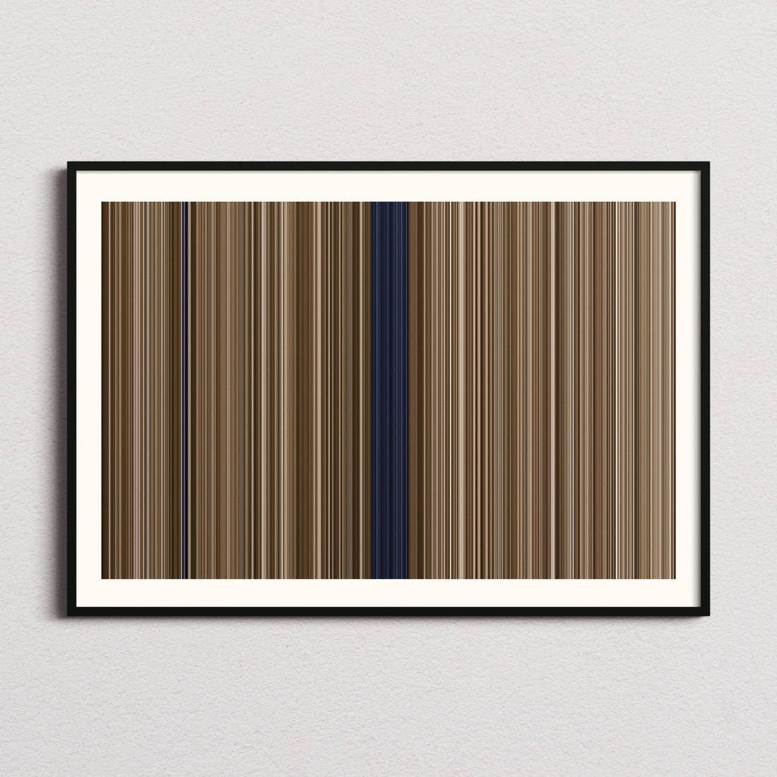 The General Movie Barcode Poster - Barcode Only