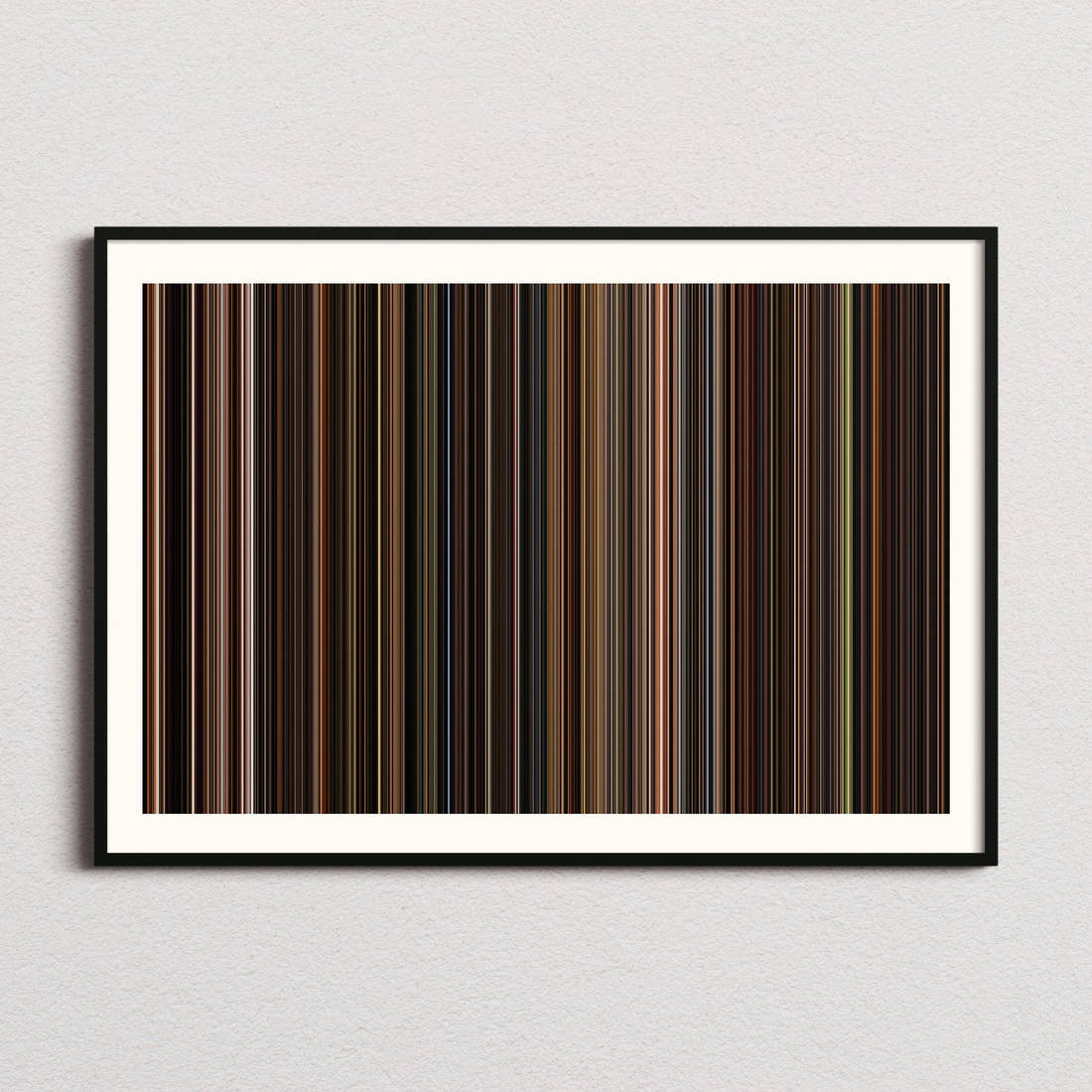 The Godfather Movie Barcode Poster - Barcode Only
