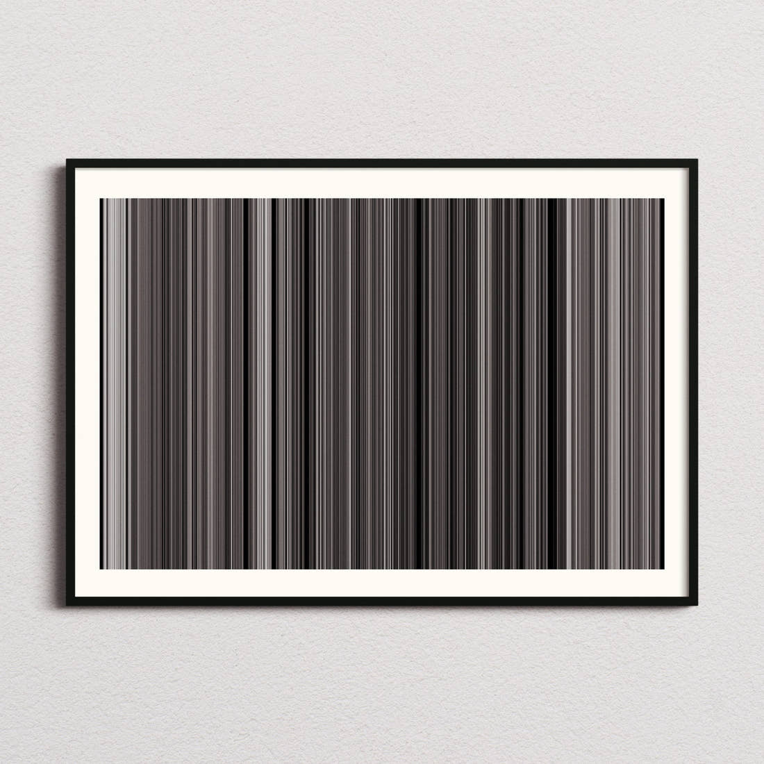 The Gold Rush Movie Barcode Poster - Barcode Only